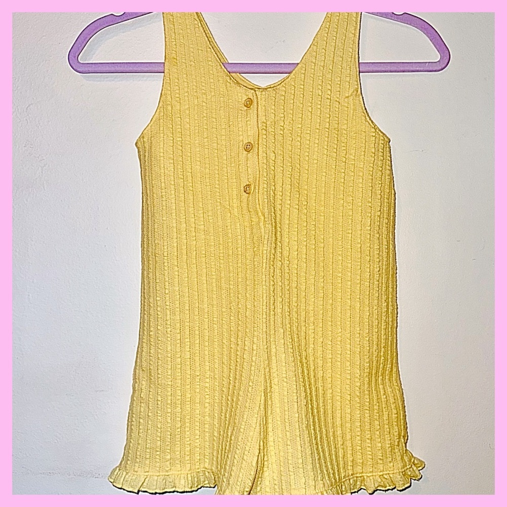 Zara Kids Romper Sleeveless Button-Down Girls Romper💕